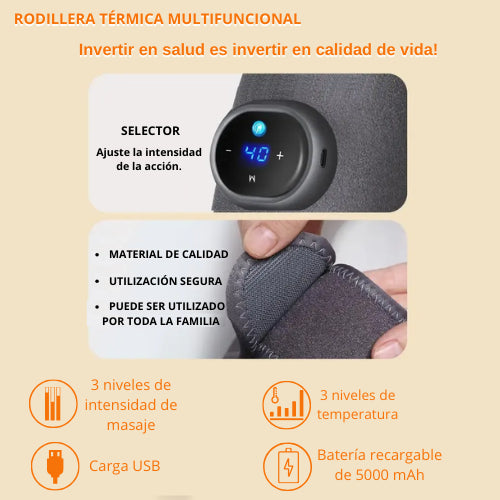 MASAJEADOR ELÉCTRICO DE RODILLA - SmartPhysio